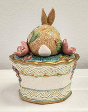 Load image into Gallery viewer, Fitz and Floyd Garden Rhapsody Rabbit Lidded Box (with box)
