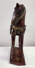 Load image into Gallery viewer, Carved Wood Chinese War Horse Figurine
