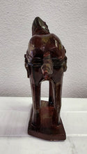 Load image into Gallery viewer, Carved Wood Chinese War Horse Figurine
