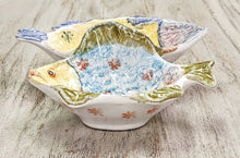 Load image into Gallery viewer, Hand-Painted Porcelain Two Fish Candy Dish
