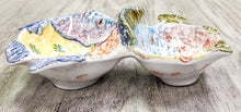 Load image into Gallery viewer, Hand-Painted Porcelain Two Fish Candy Dish
