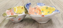 Load image into Gallery viewer, Hand-Painted Porcelain Two Fish Candy Dish
