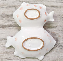 Load image into Gallery viewer, Hand-Painted Porcelain Two Fish Candy Dish
