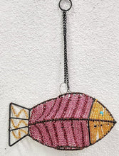 Load image into Gallery viewer, Beaded Metal Fish Candle Holder
