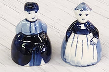Load image into Gallery viewer, Vintage Delft Man &amp; Woman Salt &amp; Pepper Shakers
