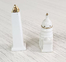 Load image into Gallery viewer, Vintage U.S. Capitol &amp; Washington Monument Salt &amp; Pepper Shakers
