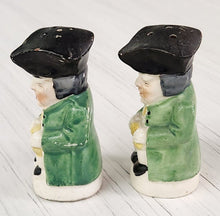 Load image into Gallery viewer, Vintage Colonial Men Salt &amp; Pepper Shakers
