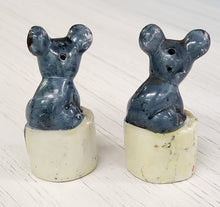 Load image into Gallery viewer, Vintage Mice on Cheese Salt &amp; Pepper Shakers
