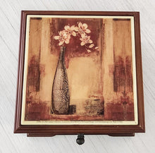 Load image into Gallery viewer, Tile Top Wood Jewelry Box
