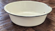 Load image into Gallery viewer, Vintage White Enamelware Tub
