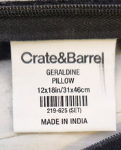 Load image into Gallery viewer, PAIR Crate &amp; Barrel Geraldine Pillows

