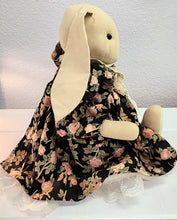 Load image into Gallery viewer, Handcrafted Plush Rabbit in Floral Dress
