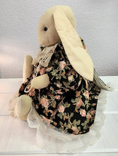 Load image into Gallery viewer, Handcrafted Plush Rabbit in Floral Dress
