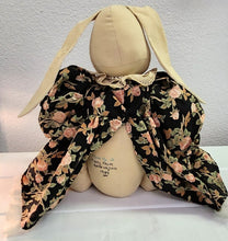 Load image into Gallery viewer, Handcrafted Plush Rabbit in Floral Dress
