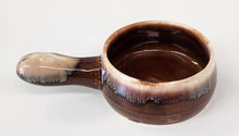 Load image into Gallery viewer, Vintage Drip Glaze Soup Bowl with Handle

