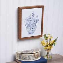 Load image into Gallery viewer, *NEW Wall Decor - Blue Flower Jar - 116421
