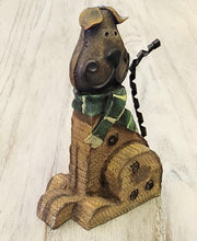 Load image into Gallery viewer, Sitting Dog Figurine with Scarf
