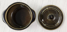 Load image into Gallery viewer, Vintage Avocado Green Pottery Sugar Bowl
