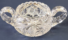 Load image into Gallery viewer, Vintage Pressed Glass Sugar &amp; Creamer Set
