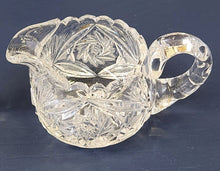 Load image into Gallery viewer, Vintage Pressed Glass Sugar &amp; Creamer Set

