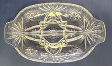 Load image into Gallery viewer, Vintage Pressed Glass Divided Dish
