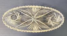 Load image into Gallery viewer, Vintage Oval Pressed Glass Dish
