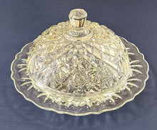 Load image into Gallery viewer, Vintage Pressed Glass Covered Dish
