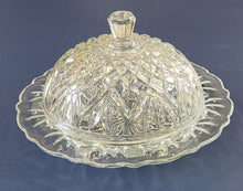 Load image into Gallery viewer, Vintage Pressed Glass Covered Dish
