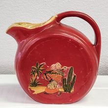 Load image into Gallery viewer, Vintage Red Ceramic Pitcher
