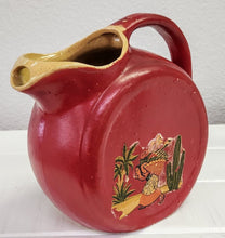 Load image into Gallery viewer, Vintage Red Ceramic Pitcher
