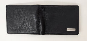 NEW Geoffrey Beene Black Leather Wallet
