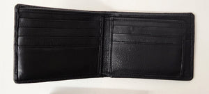 NEW Geoffrey Beene Black Leather Wallet
