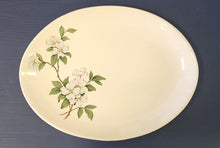 Load image into Gallery viewer, Vintage Oval Ceramic Dogwood Design Platter
