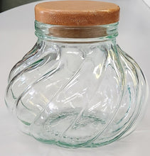 Load image into Gallery viewer, SVE Italy Glass Jar with Wood Lid
