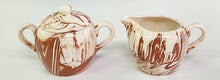 Load image into Gallery viewer, Hand-Thrown Alaska Clay Sugar &amp; Creamer - Signed
