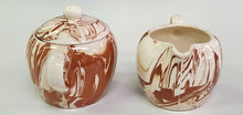 Load image into Gallery viewer, Hand-Thrown Alaska Clay Sugar &amp; Creamer - Signed
