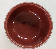 Load image into Gallery viewer, Hand-Thrown Pottery Blue/Terracotta Serving Bowl
