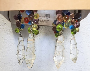 NEW Bombay Beaded Candle Holder Adornment