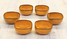 Load image into Gallery viewer, SET 6-Pc Vintage MCM Orange Ceramic Bowls
