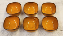 Load image into Gallery viewer, SET 6-Pc Vintage MCM Orange Ceramic Bowls
