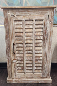 NEW Mango Shutter Cabinet - Whitewash - MDA-121w