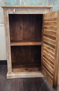 NEW Mango Shutter Cabinet - Whitewash - MDA-121w