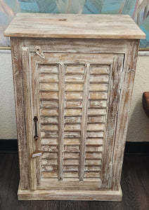 NEW Mango Shutter Cabinet - Whitewash - MDA-121w