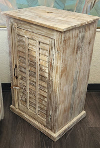 NEW Mango Shutter Cabinet - Whitewash - MDA-121w