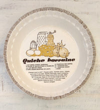 Load image into Gallery viewer, Vintage Royal China Jeannette Quiche Lorraine Pie Plate

