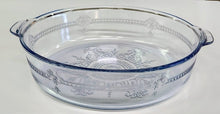 Load image into Gallery viewer, Vintage Fire King Philbe Blue Round Casserole Dish
