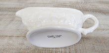 Load image into Gallery viewer, Embossed Ceramic Gravy Boat
