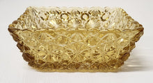 Load image into Gallery viewer, Vintage Yellow Glass Daisy &amp; Buttons Dish
