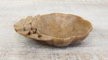 Load image into Gallery viewer, Carved Blossom Soapstone Trinket Dish
