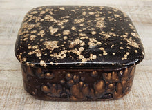 Load image into Gallery viewer, Vintage Hand-Crafted Bubble Glaze Pottery Box
